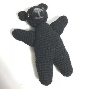 CHROME HEARTS mini Teddy bear doll bear bear Plush Doll mohair Black Unused